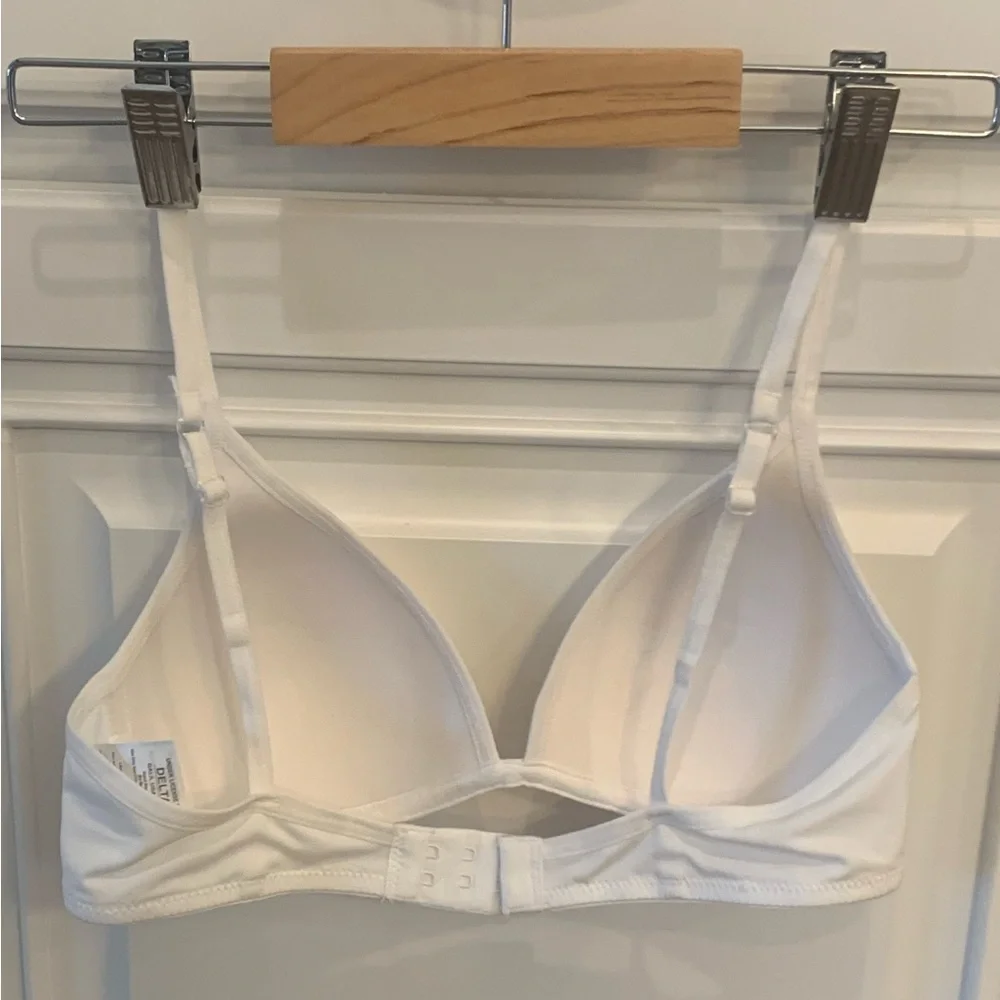 Maidenform ~ Set of 3 Big Girls Bralettes Nude White Black Size 34A - Picture 8 of 16